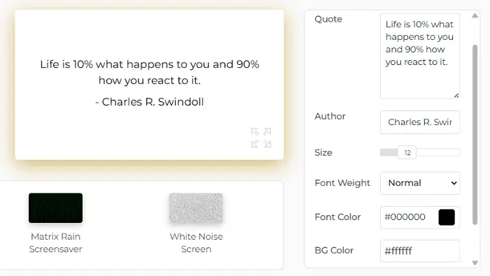 Features of Our Motivational Quote Screensaver