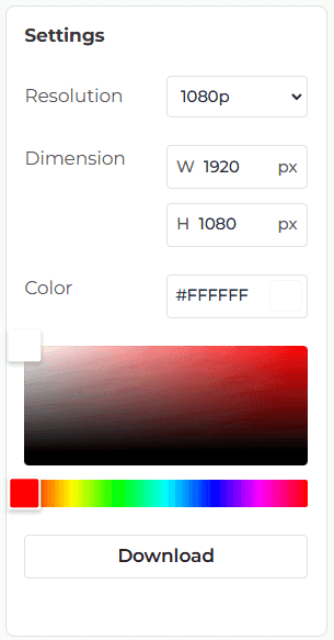 Features of Our Online White Screen Tool