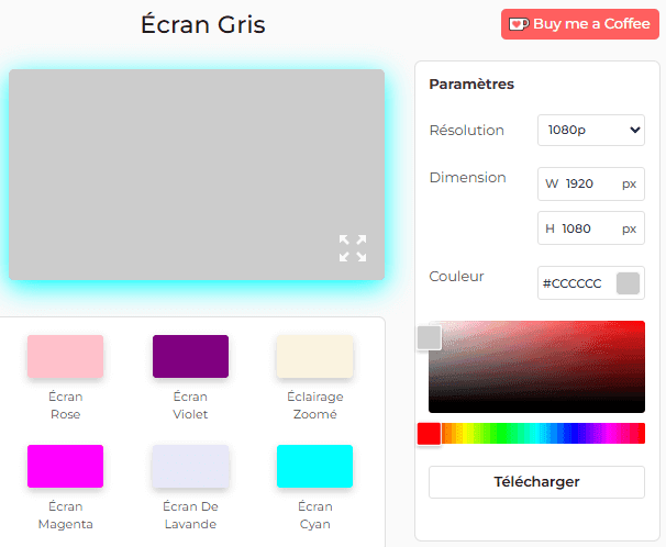 Comment utiliser l'écran gris