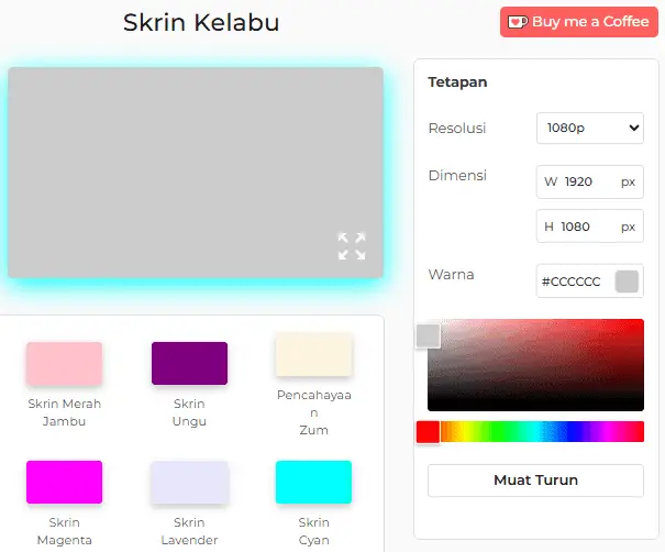 Cara Menggunakan Skrin Kelabu