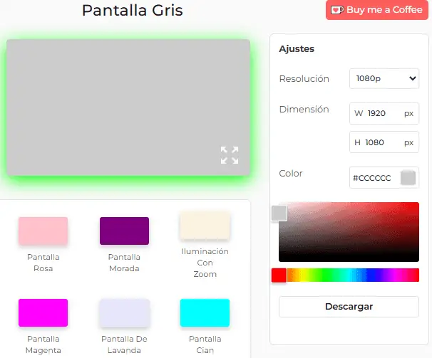 Cómo usar la pantalla gris