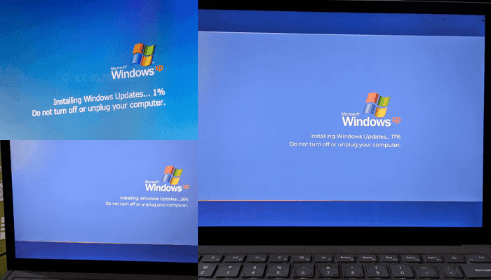 Windows XP Sahte Güncelleme Simülatörüyle Eğlenin