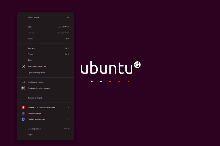 ブラウザメニューをチェックしてUbuntuの偽アップデートを検出する
