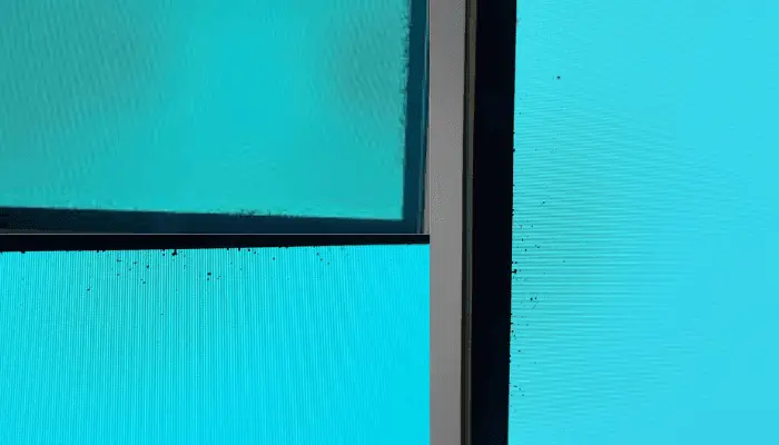 Detecte pixels mortos rapidamente usando uma tela ciano sólida