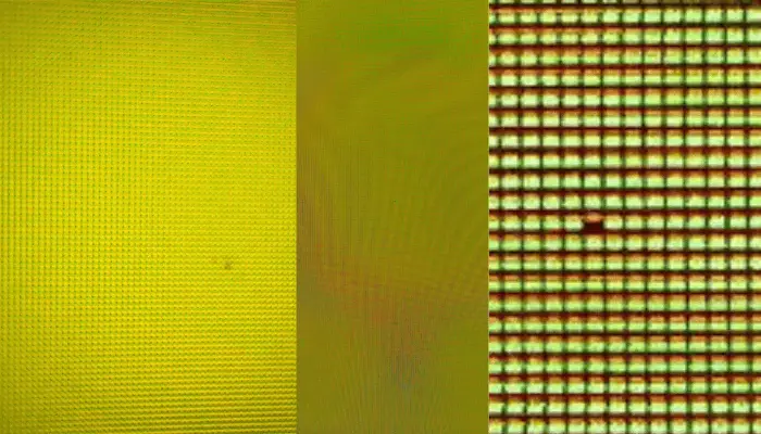 Detecte pixels mortos e travados facilmente em uma tela amarela