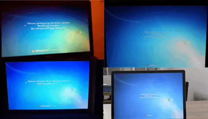 Berpura-pura Sibuk dengan Alat Kemas Kini Palsu Windows 7